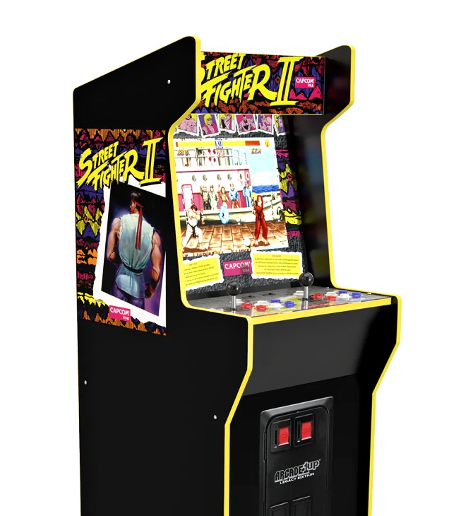Recenze retro hern automat Arcade1up Capcom Legacy