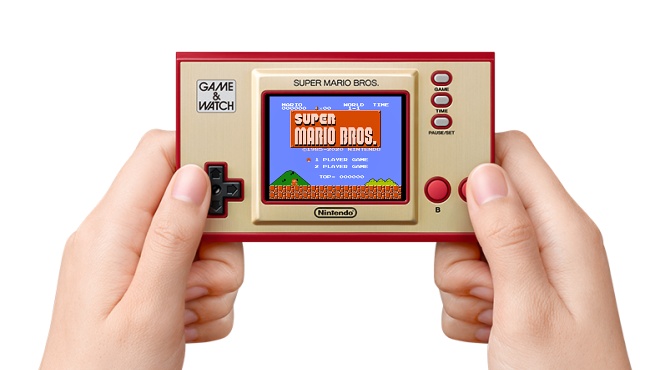 Recenze retro handheld Nintendo Game & Watch: Super Mario Bros