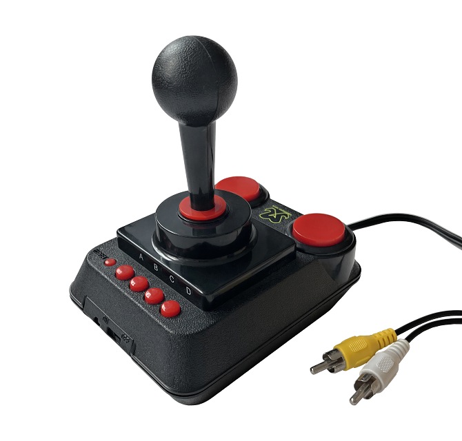 Recenze retro domc pota C64 DTV Joystick