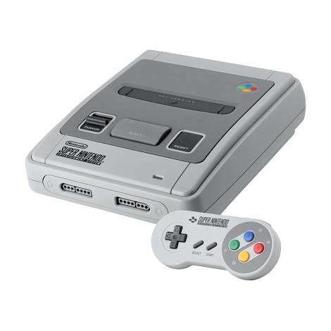 Domácí herní konzole Super Nintendo Entertainment System