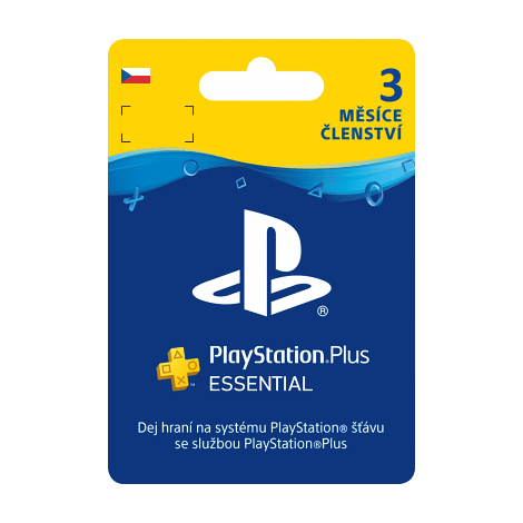 Sony PlayStation Plus Essential 3 měsíce